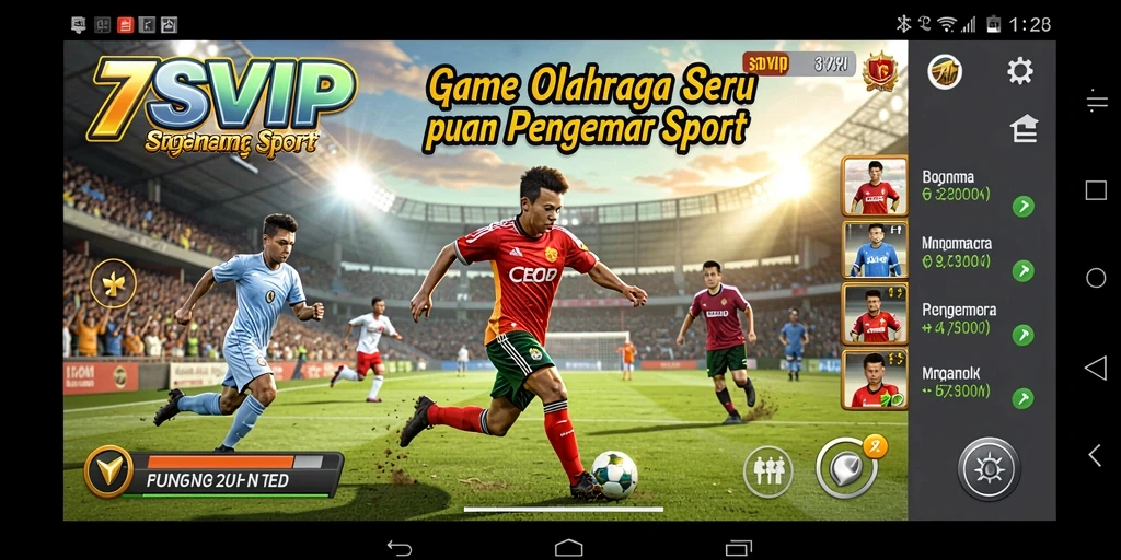 Tampilan menarik gameplay 7SVIP dalam olahraga