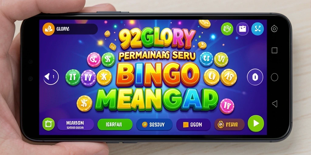 Tampilan gameplay 92GLORY yang menarik dan interaktif dalam permainan Bingo.
