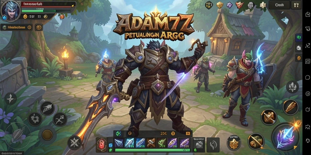 Tampilan gameplay ADAM77 yang mendebarkan dan penuh aksi.