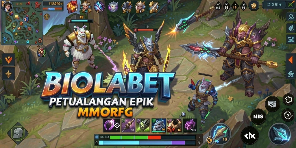 Tampilan menarik dari gameplay seru BIOLABET.