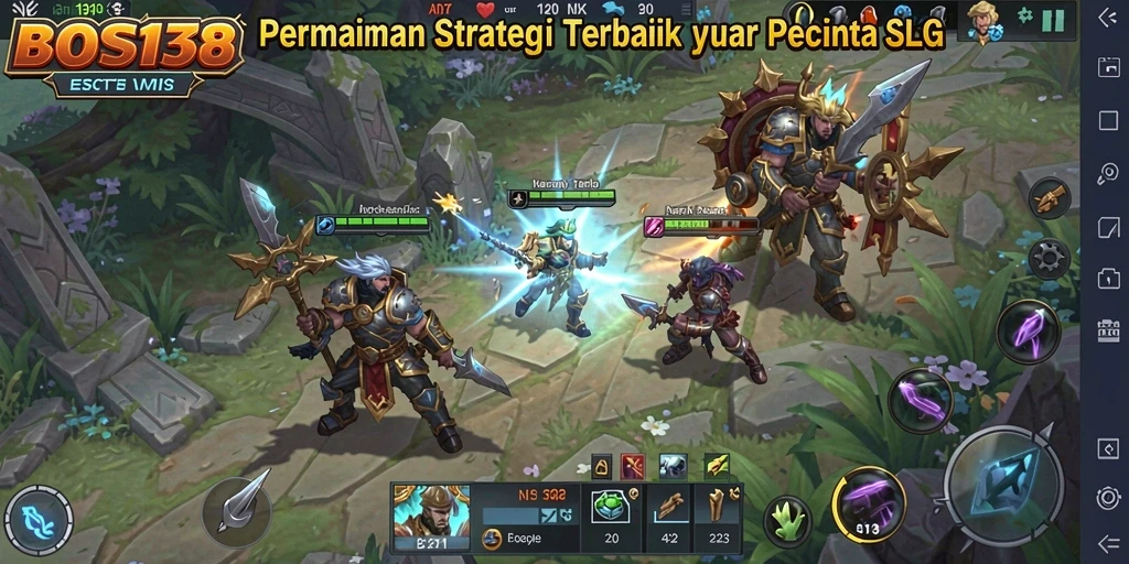 Tampilan gameplay menarik dan seru dalam BOS138.