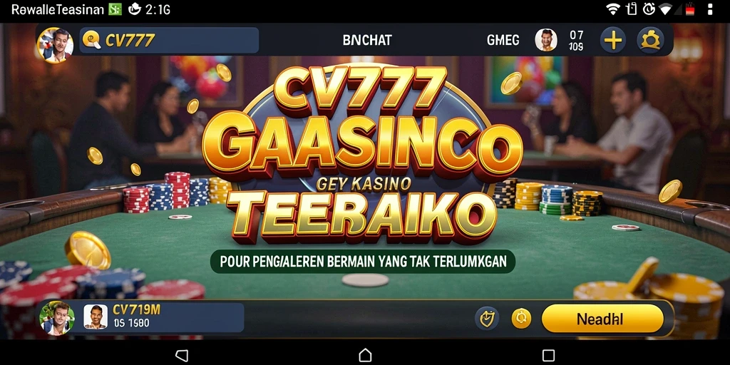 Tampilan gameplay seru dan interaktif dari CV777 dalam permainan Kasino.