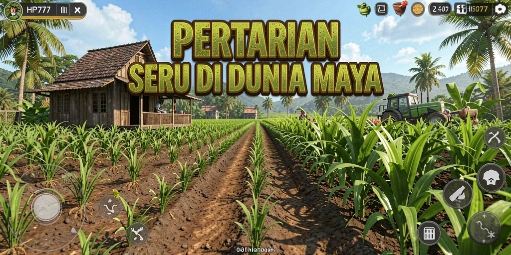 Tampilan gameplay HP777 yang menarik saat bertani.