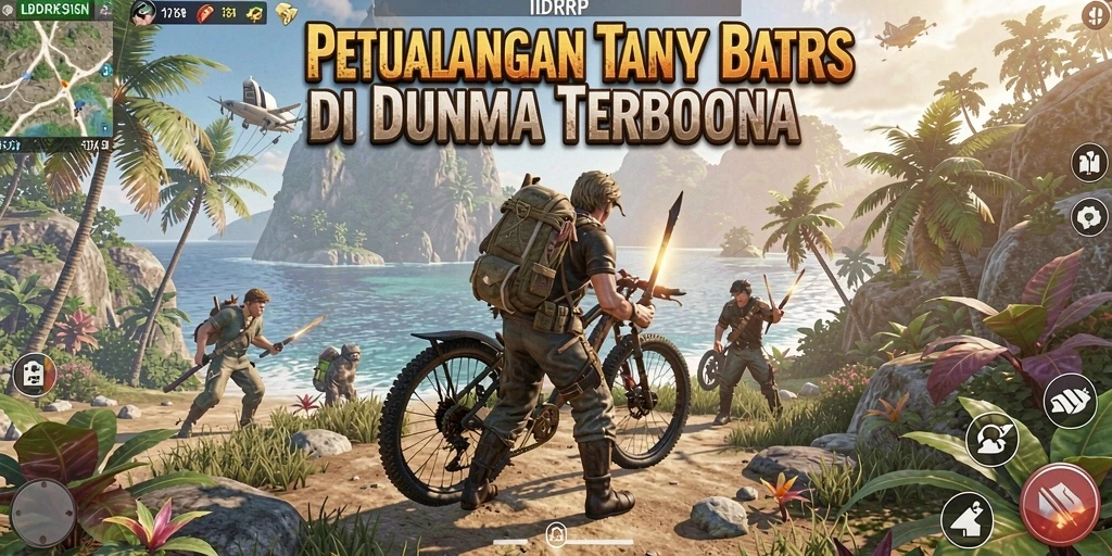 Tangkapan layar yang menunjukkan petualangan seru di dunia terbuka.
