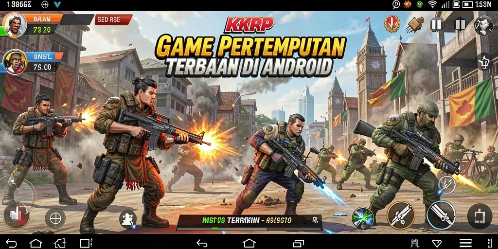 Tampilan menarik dari gameplay intens dalam KKRP.