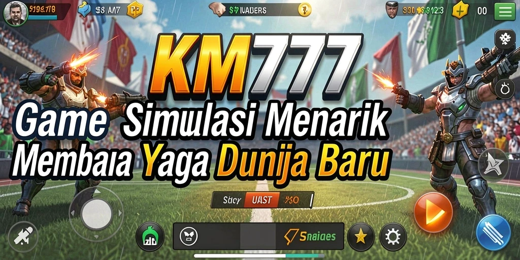 Screenshot utama KM777 menunjukkan gameplay yang imersif dan menarik.