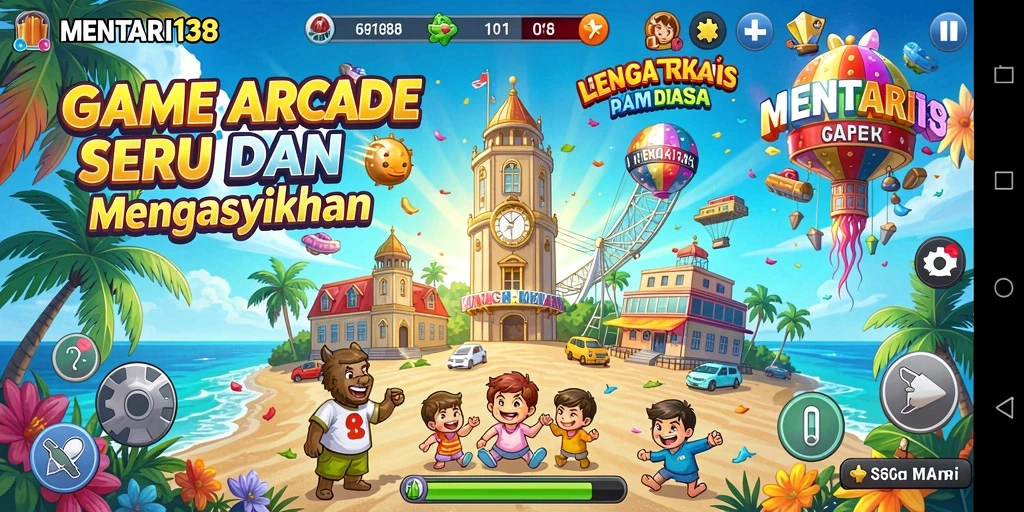 Tampilan gameplay MENTARI138 yang penuh aksi dan tantangan.