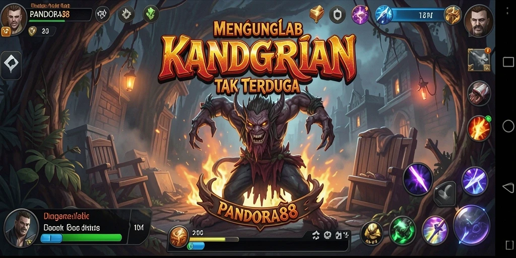 Menampilkan suasana gameplay menakutkan dari PANDORA88