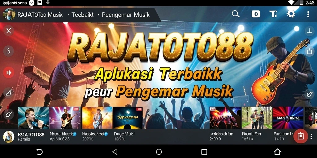 Tampilan gameplay yang menampilkan pengalaman bermain musik yang menarik.
