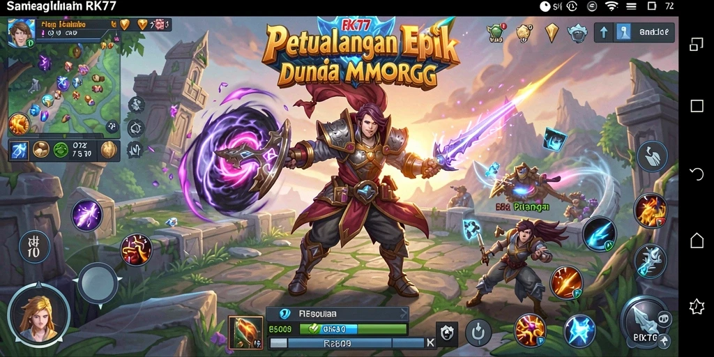 Gameplay seru dan menakjubkan di dunia MMORPG.